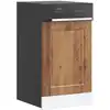 Image de vidaXL Panneau de lave-vaisselle Porto vieux bois 45x1,5x67 cm