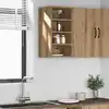 Image de vidaXL Armoire suspendue "Riga" Chêne artisanal 30 x 29,5 x 60 cm Bois d'ingénierie