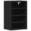 Image de vidaXL Armoire Suspendue Riga Noir 40 x 29,5 x 60 cm Bois d'ingénierie