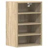 Image de vidaXL Armoire Suspendue Riga Chêne Sonoma 40 x 29,5 x 60 cm Bois d'ingénierie