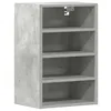 Image de vidaXL Armoire Suspendue Riga Gris béton 40 x 29,5 x 60 cm Bois d'ingénierie