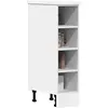 Image de vidaXL Meuble bas "Riga" Blanc 20 x 44,5 x 81,5 cm Bois d'ingénierie