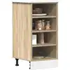 Image de vidaXL Meuble bas "Riga" Chêne Sonoma 40 x 44,5 x 81,5 cm Bois d'ingénierie