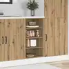 Image de vidaXL Meuble bas "Riga" Chêne artisanal 40 x 44,5 x 81,5 cm Bois d'ingénierie