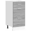 Image de vidaXL Meuble Bas Lyon Gris Sonoma 40 x 46 x 81,5 cm Bois d'ingénierie
