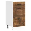 Image de vidaXL Armoire de Cuisine Porto chêne fumé Bois d ingénierie