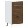 Image de vidaXL Armoire de Cuisine Porto chêne Marron Bois d'ingénierie, Meuble d'évier, Meuble de Cuisine avec tiroir, Meuble de Cuisine à tiroir