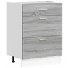 Image de vidaXL Meuble Bas de Cuisine Lyon Gris Sonoma Bois d'ingénierie