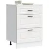Image de vidaXL Armoire de cuisine Porto blanc bois d'ingénierie
