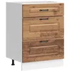 Image de vidaXL Armoire de Cuisine Kalmar Vieux Bois Bois d'ingénierie, Meuble d'évier, Meuble de Cuisine avec tiroir, Meuble de Cuisine à tiroir