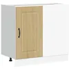 Image de vidaXL Armoire de Cuisine Kalmar chêne Sonoma Bois d'ingénierie, Meuble d'évier, Meuble de Cuisine avec tiroir, Meuble de Cuisine à tiroir