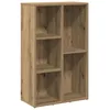 Image de vidaXL Bibliothèque chêne Artisanal 50x25x80 cm Bois d'ingénierie, bibliothèque, Armoire de Rangement, Support de Rangement, étagère, étagère à Livres