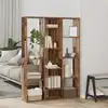 Image de vidaXL Séparateur de pièce/bibliothèque vieux bois 100x24x140 cm