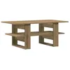 Image de vidaXL Table Basse chêne Artisanal 102x55x42 cm Bois d'ingénierie