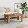 Image de vidaXL Table basse chêne artisanal 100x60x42 cm bois d'ingénierie