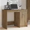 Image de vidaXL Bureau chêne artisanal 100x50x76 cm bois d'ingénierie