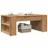 Image de vidaXL Table basse chêne artisanal 102x55x42 cm bois d'ingénierie
