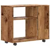 Image de vidaXL Table d'appoint Vieux Bois 70x35x55 cm Bois d'ingénierie, Bout de canapé, Table d'appoint de canapé, Table de Lampe, Table d'accent