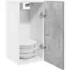 Image de vidaXL Armoire suspendue "Lyon" Gris béton 30 x 31 x 60 cm Bois d'ingénierie