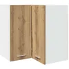 Image de vidaXL Armoire d'angle Suspendue Lyon Chêne Artisanal 57 x 57 x 60 cm Bois d'ingénierie