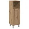 Image de vidaXL Armoire de Bain chêne Artisanal 30x30x95 cm Bois d'ingénierie, Armoire de Rangement de Salle de Bain, Armoire de Bain, Meuble de Rangement de Salle de Bain