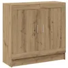 Image de vidaXL Bibliothèque chêne Artisanal 82,5x30,5x80 cm Bois d'ingénierie, bibliothèque, Armoire de Rangement, Support de Rangement, étagère