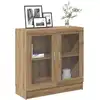 Image de vidaXL Bibliothèque chêne artisanal 82,5x30,5x80 cm bois d'ingénierie