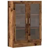 Image de vidaXL Bibliothèque Vieux Bois 82,5x30,5x115 cm Bois d'ingénierie, bibliothèque, Armoire de Rangement, Support de Rangement, étagère, étagère à Livres