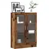 Image de vidaXL Bibliothèque vieux bois 82,5x30,5x115 cm bois d'ingénierie