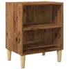 Image de vidaXL Table de Chevet Vieux Bois 40x30x50 cm Bois d’ingénierie, Table d'appoint, Armoire de lit, Table d'appoint pour Chambre, Table de Nuit