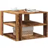 Image de vidaXL Table basse vieux bois 58x58x40 cm bois d'ingénierie