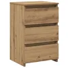 Image de vidaXL Table de Chevet chêne Artisanal 40x35x62,5 cm Bois d'ingénierie, Meuble de Chevet, Table d'appoint, Armoire de lit, Armoire de Chevet