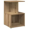 Image de vidaXL Table de Chevet chêne Artisanal 35x35x55 cm Bois d'ingénierie, Table d'appoint, Armoire de lit, Table d'appoint pour Chambre, Table de Nuit
