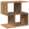 Image de vidaXL Table de Chevet chêne Artisanal 50x30x51,5 cm Bois d'ingénierie, Table d'appoint, Armoire de lit, Table d'appoint pour Chambre, Table de Nuit