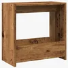 Image de vidaXL Table d'appoint Vieux Bois 50x26x50 cm Bois d'ingénierie, Table d'extrémité, Table d'appoint de canapé, Table de Lampe, Table d'accent