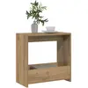 Image de vidaXL Table d'appoint chêne artisanal 50x26x50 cm bois d'ingénierie