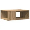 Image de vidaXL Table Basse chêne Artisanal 90x67x33 cm Bois d'ingénierie, Table d'appoint, Table de Salon, Table latérale, Bout de canapé, Table Centrale