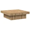 Image de vidaXL Table Basse chêne Artisanal 90x90x28 cm Bois d'ingénierie, Table d'appoint, Table de Salon, Table latérale, Bout de canapé, Table Centrale