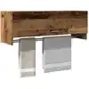 Image de vidaXL Garde-robe vieux bois 100x32,5x35 cm bois d'ingénierie
