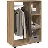 Image de vidaXL Garde-robe chêne artisanal 80x40x110 cm bois d'ingénierie