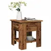 Image de vidaXL Table basse vieux bois 40x40x42 cm bois d'ingénierie