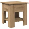 Image de vidaXL Table Basse chêne Artisanal 40x40x42 cm Bois d'ingénierie, Table d'appoint, Table de Salon, Table latérale, Bout de canapé, Table Centrale