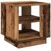 Image de vidaXL Table Basse Vieux Bois 40x40x43 cm Bois d'ingénierie, Table d'appoint, Table de Salon, Table latérale, Bout de canapé, Table Centrale