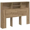 Image de vidaXL Armoire à tête de lit Artisan Chêne 140x19x103,5 cm