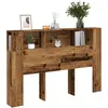 Image de vidaXL Armoire de tête de lit vieux bois 160x18,5x103,5 cm