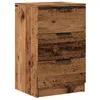 Image de vidaXL Table de Chevet Vieux Bois 40x36x65 cm Bois d'ingénierie, Meuble de Chevet, Table d'appoint, Armoire de lit, Armoire de Chevet, Table de Nuit