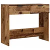 Image de vidaXL Table Console Vieux Bois 90x36x75 cm Bois d'ingénierie, Bout de canapé, Table de Couloir, derrière la Table de canapé, Table d'entrée
