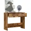 Image de vidaXL Table console vieux bois 90x36x75 cm bois d'ingénierie