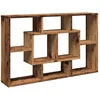 Image de vidaXL Étagère Murale Vieux Bois 85x16x52,5 cm Bois d'ingénierie, étagère Flottante, étagère pour CD, étagère Murale Flottante, étagère d'affichage