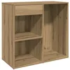 Image de vidaXL Armoire cosmétique chêne Artisanal 80x40x75cm Bois d'ingénierie, Armoire, Armoire de Rangement, Garde-Robe cosmétique, armoires